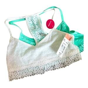 NWT - 4 Girls Wonder Nation Lace Racerback Pullover Bralettes
